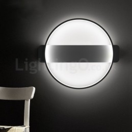 Plafoniera rotonda a filo stile nordico moderna LED