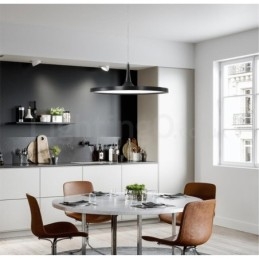 Lampada a sospensione nordica ultrasottile a testa singola in acrilico, LED, Ø40/50 cm