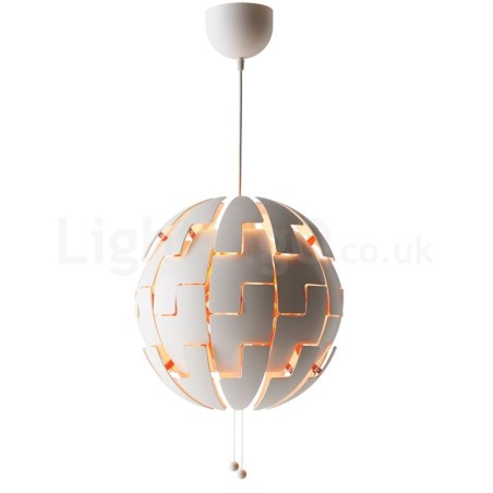 Lampadario a globo moderno nordico in acrilico 35 cm E27
