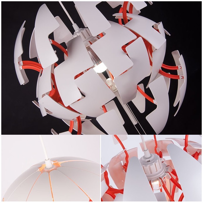 Lampadario a globo moderno nordico in acrilico 35 cm E27