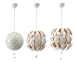 Lampadario a globo moderno nordico in acrilico 35 cm E27