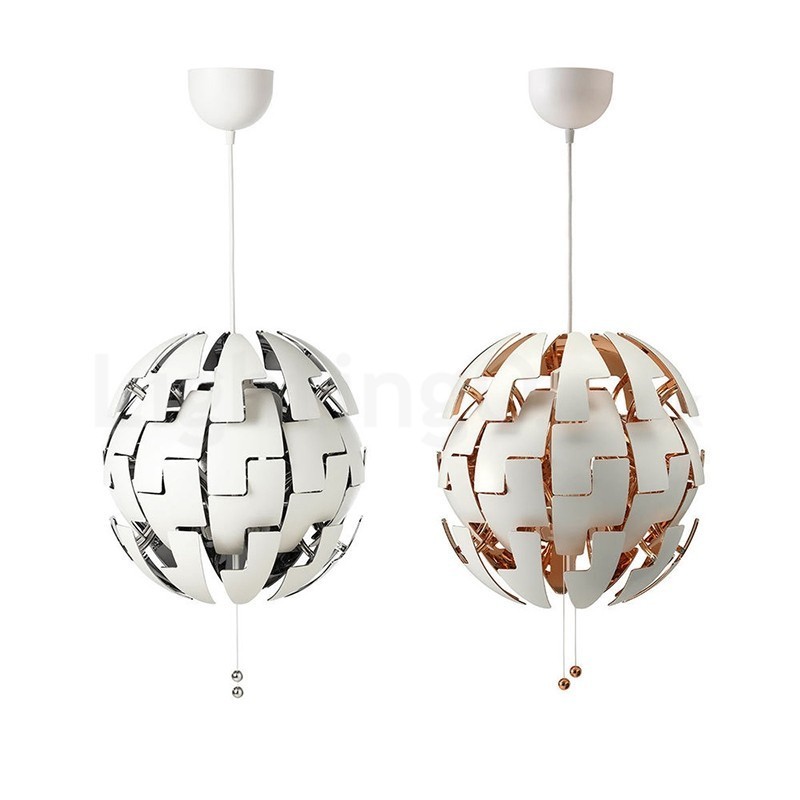Lampadario a globo moderno nordico in acrilico 35 cm E27