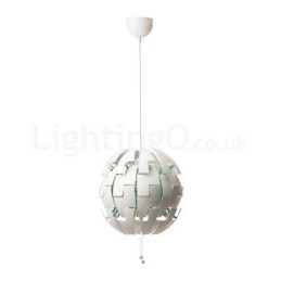 Lampadario a globo moderno nordico in acrilico 35 cm E27