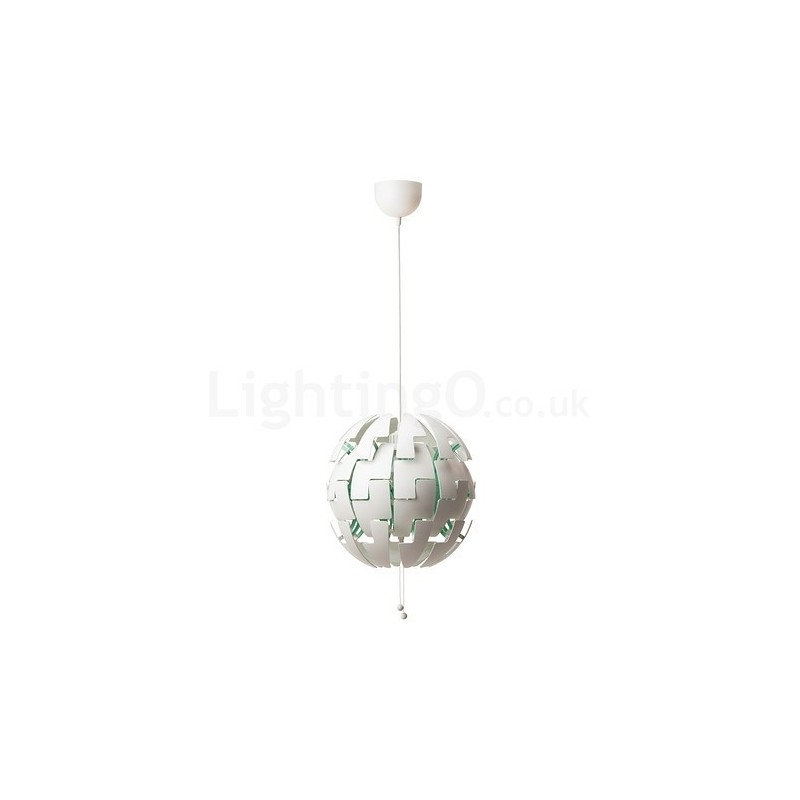 Lampadario a globo moderno nordico in acrilico 35 cm E27