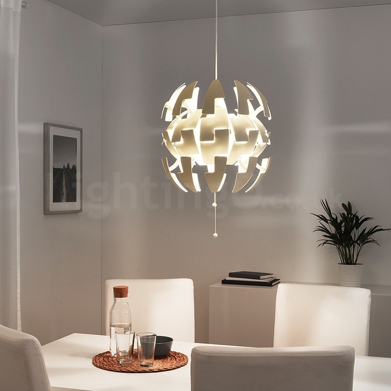 Lampadario a globo moderno nordico in acrilico 35 cm E27