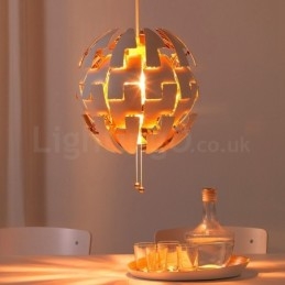 Lampadario a globo moderno nordico in acrilico 35 cm E27