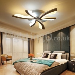 Plafoniera a filo moderna a 3 luci con LED, 68 cm