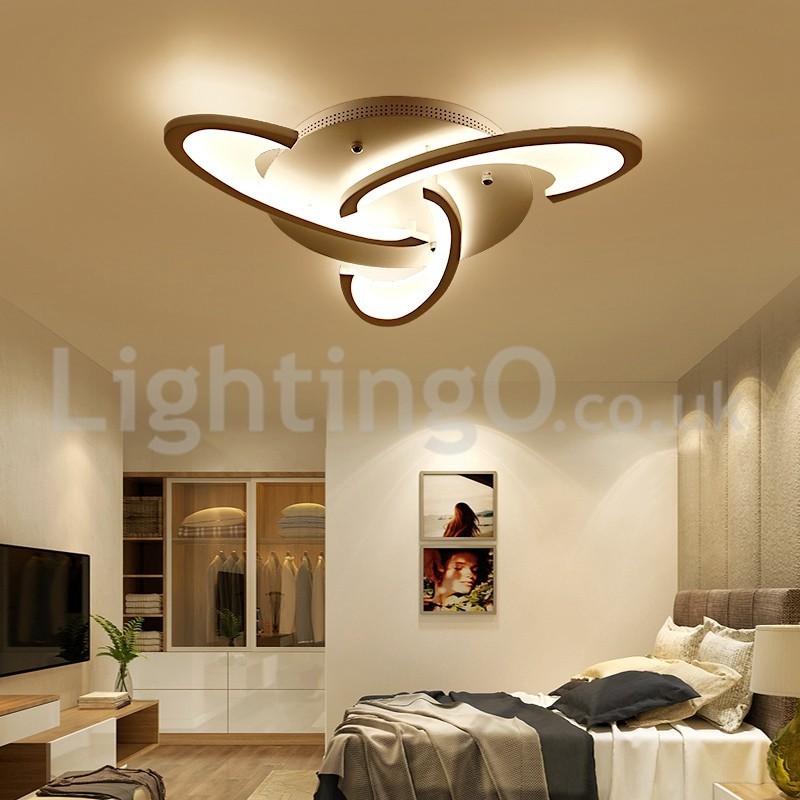 Plafoniera a filo moderna con 3 lampadine