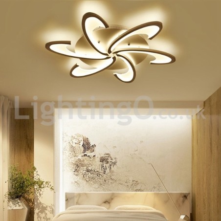 Plafoniera moderna a filo a 6 lampadine LED economica