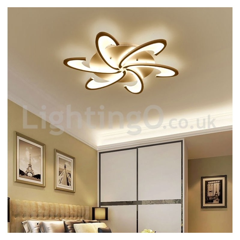 Plafoniera moderna a filo a 6 lampadine LED economica