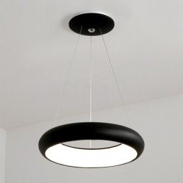 Lampada a sospensione rotonda moderna in acrilico, cavo regolabile 1,2 m, 50 cm