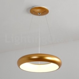 Lampada a sospensione rotonda moderna in acrilico, cavo regolabile 1,2 m, 50 cm