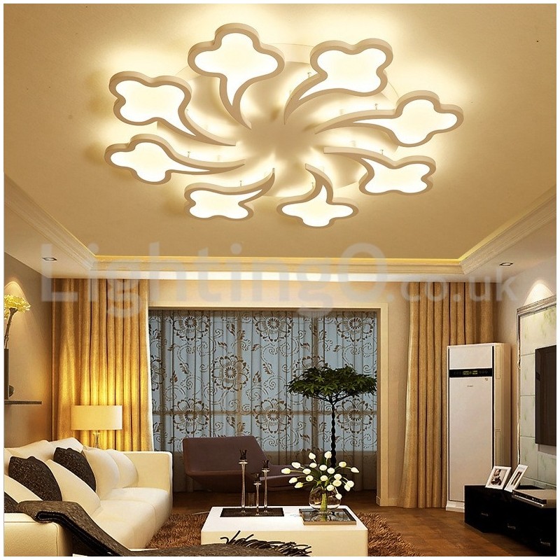 Plafoniera moderna a filo Meteorer, LED, 60/70/80/100/120 cm