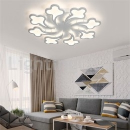 Plafoniera moderna a filo Meteorer, LED, 60/70/80/100/120 cm