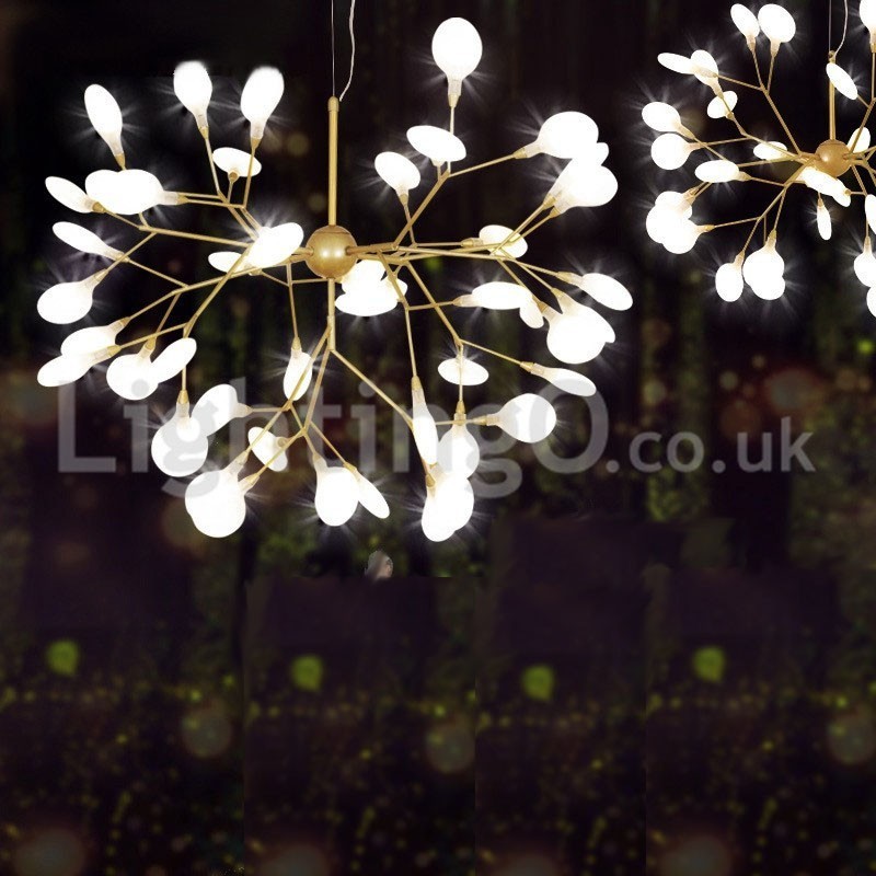 Lampadario moderno contemporaneo Fireflies 12 luci G4