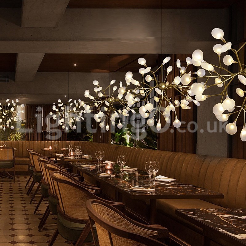 Lampadario moderno contemporaneo Fireflies 12 luci G4