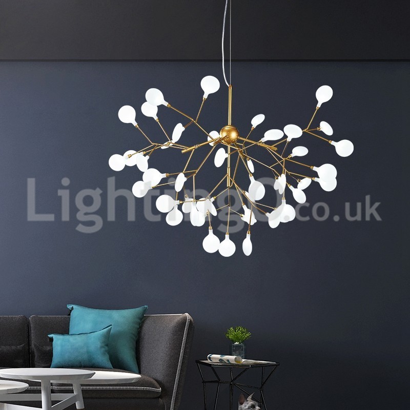 Lampadario moderno contemporaneo Fireflies 12 luci G4