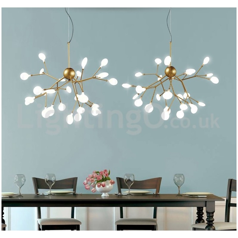 Lampadario moderno contemporaneo Fireflies 12 luci G4