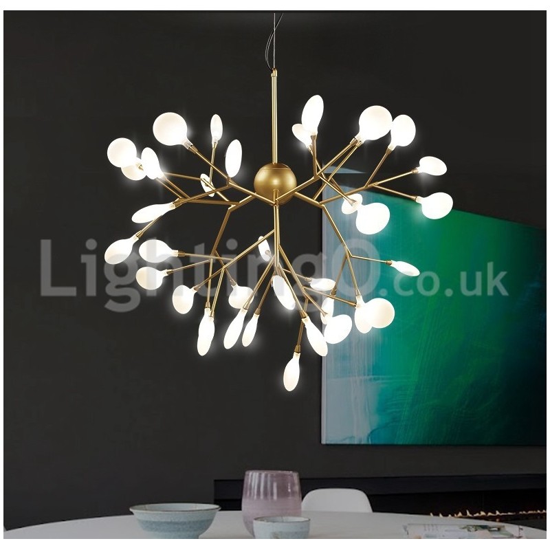 Lampadario moderno contemporaneo Fireflies 12 luci G4