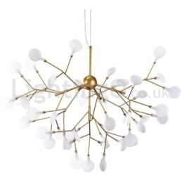 Lampadario moderno contemporaneo Fireflies 12 luci G4