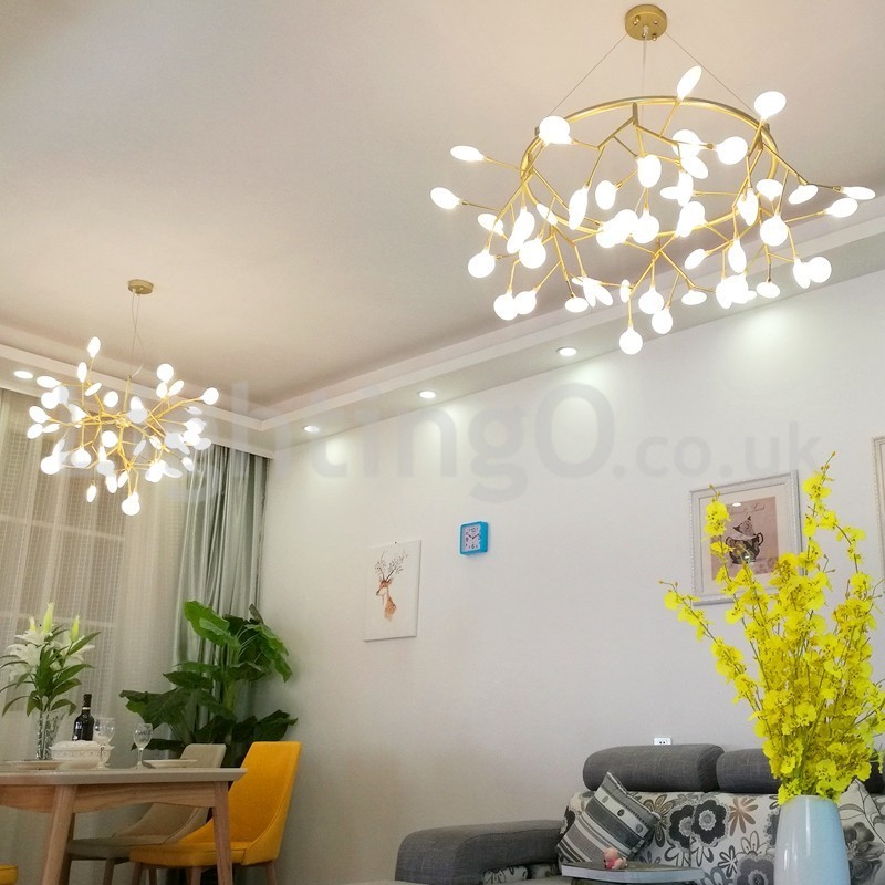 Lampadario rotondo moderno contemporaneo Fireflies