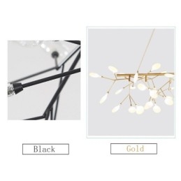 Lampadario moderno lucciole in vetro G4 27/36 luci