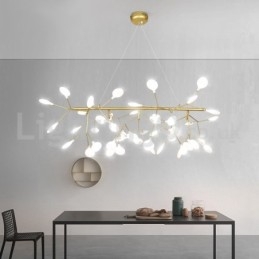 Lampadario moderno lucciole in vetro G4 27/36 luci