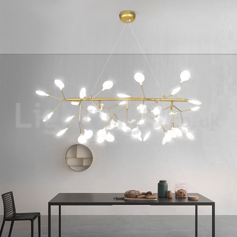 Lampadario moderno lucciole in vetro G4 27/36 luci