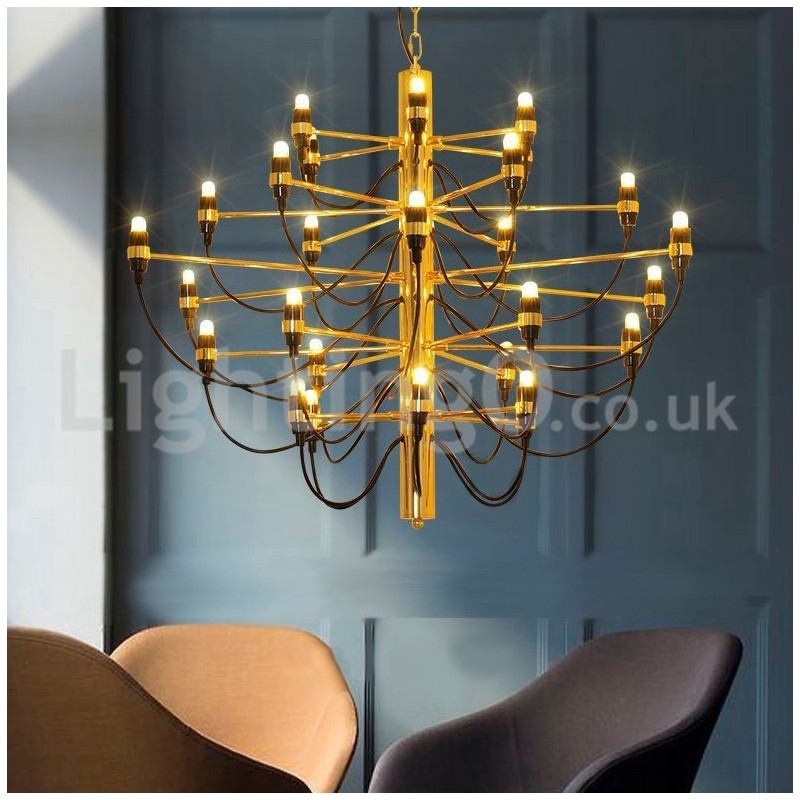 Lampadario moderno nordico frutti estivi 30 lampadine LED 88 x 70 cm