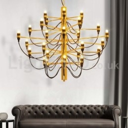 Lampadario moderno nordico frutti estivi 30 lampadine LED 88 x 70 cm