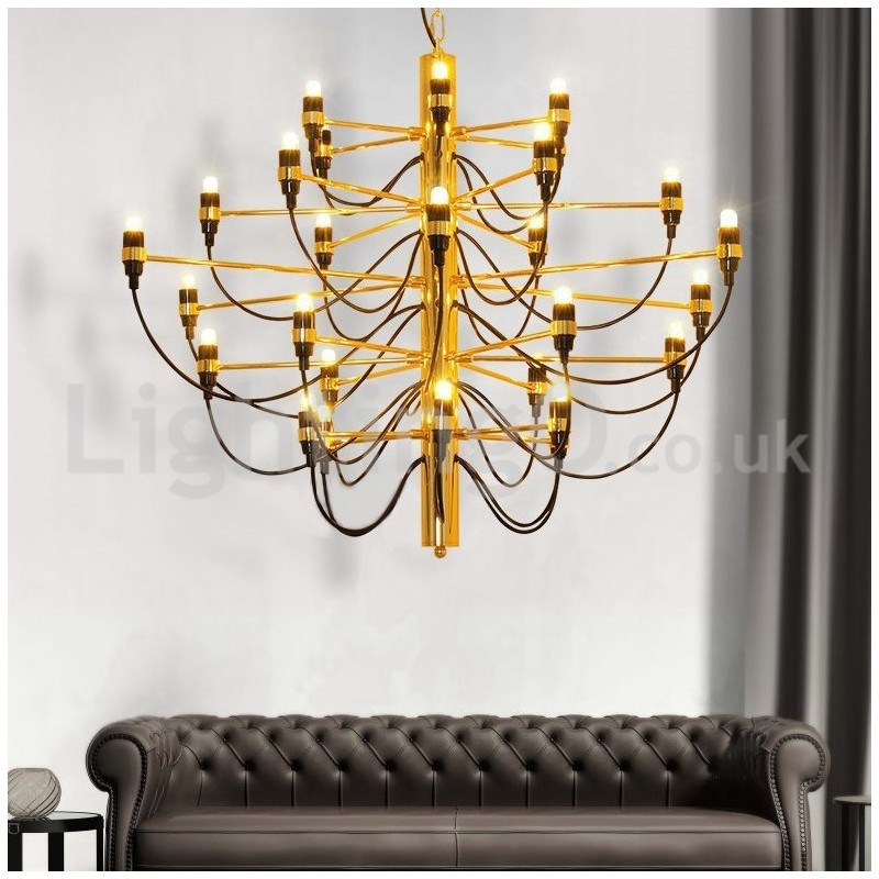 Lampadario moderno nordico frutti estivi 30 lampadine LED 88 x 70 cm