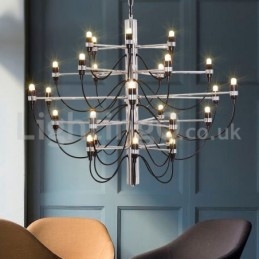 Lampadario moderno nordico frutti estivi 30 lampadine LED 88 x 70 cm
