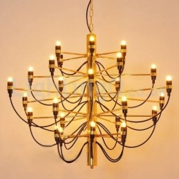 Lampadario moderno nordico frutti estivi 30 lampadine LED 88 x 70 cm