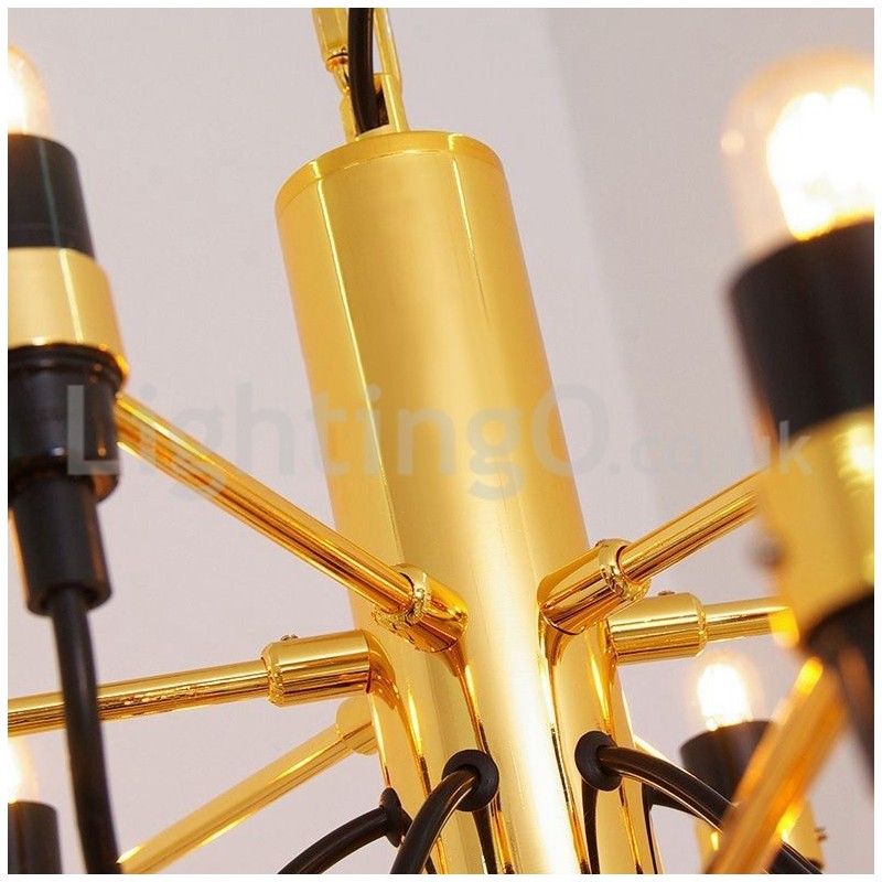 Lampadario moderno nordico frutti estivi 30 lampadine LED 88 x 70 cm