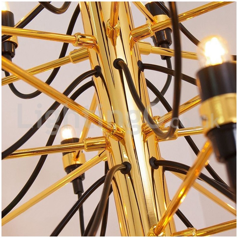 Lampadario moderno nordico frutti estivi 30 lampadine LED 88 x 70 cm