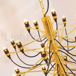 Lampadario moderno nordico frutti estivi 30 lampadine LED 88 x 70 cm
