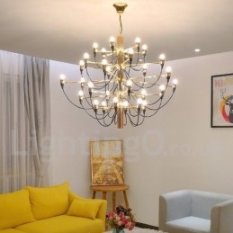 Lampadario moderno nordico frutti estivi 30 lampadine LED 88 x 70 cm