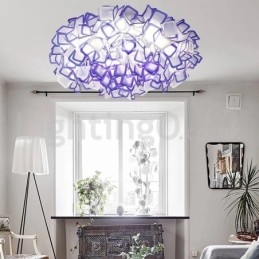 Plafoniera a filo moderna nordica a 3 colori LED 53 cm x 20 cm