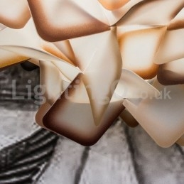 Plafoniera a filo moderna nordica a 3 colori LED 53 cm x 20 cm