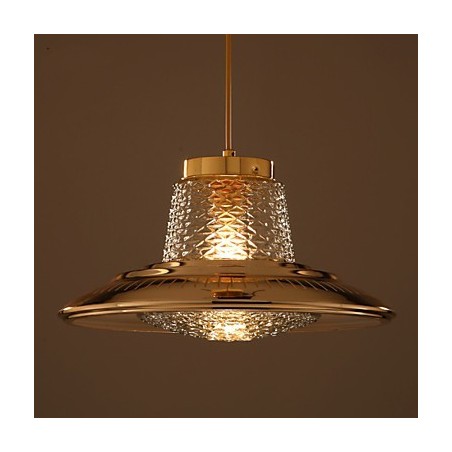 Lampadario a sospensione mini moderno contemporaneo in metallo e vetro