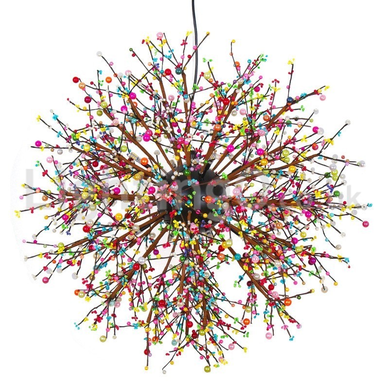Lampadario nordico a forma di dente di leone colorato