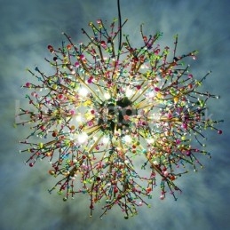 Lampadario nordico a forma di dente di leone colorato