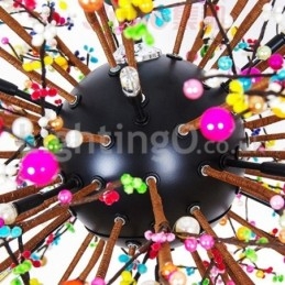 Lampadario nordico a forma di dente di leone colorato