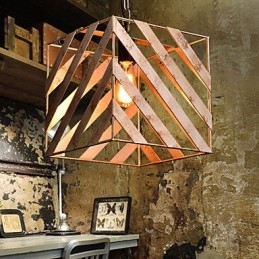 Lampadario in ferro retrò industriale minimalista moderno