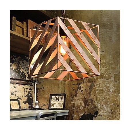 Lampadario in ferro retrò industriale minimalista moderno