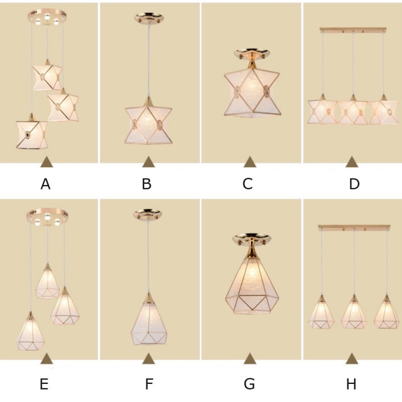 Lampada a sospensione moderna 1 o 3 luci E27 220 V cavo regolabile 1,2 m