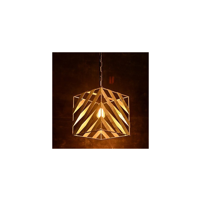 Lampadario in ferro retrò industriale minimalista moderno