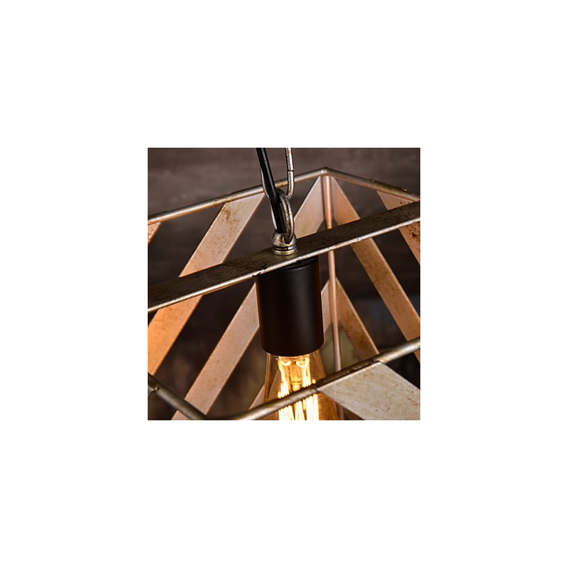 Lampadario in ferro retrò industriale minimalista moderno