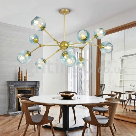 Lampadario moderno nordico Molecolare Magic Bean con 6/8/10/12 luci E27