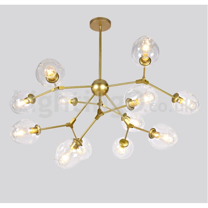Lampadario moderno nordico Molecolare Magic Bean con 6/8/10/12 luci E27